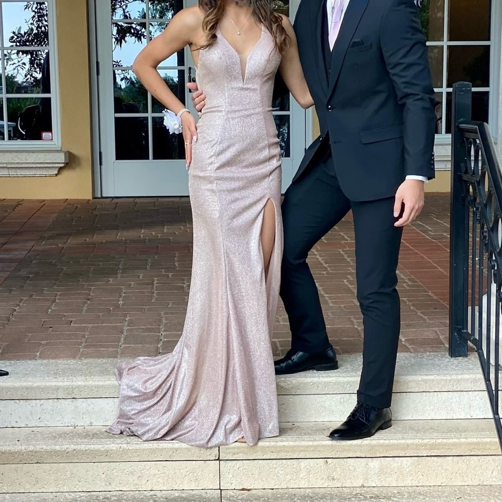 GB Dress Rose Gold Size 1 Formal Gown